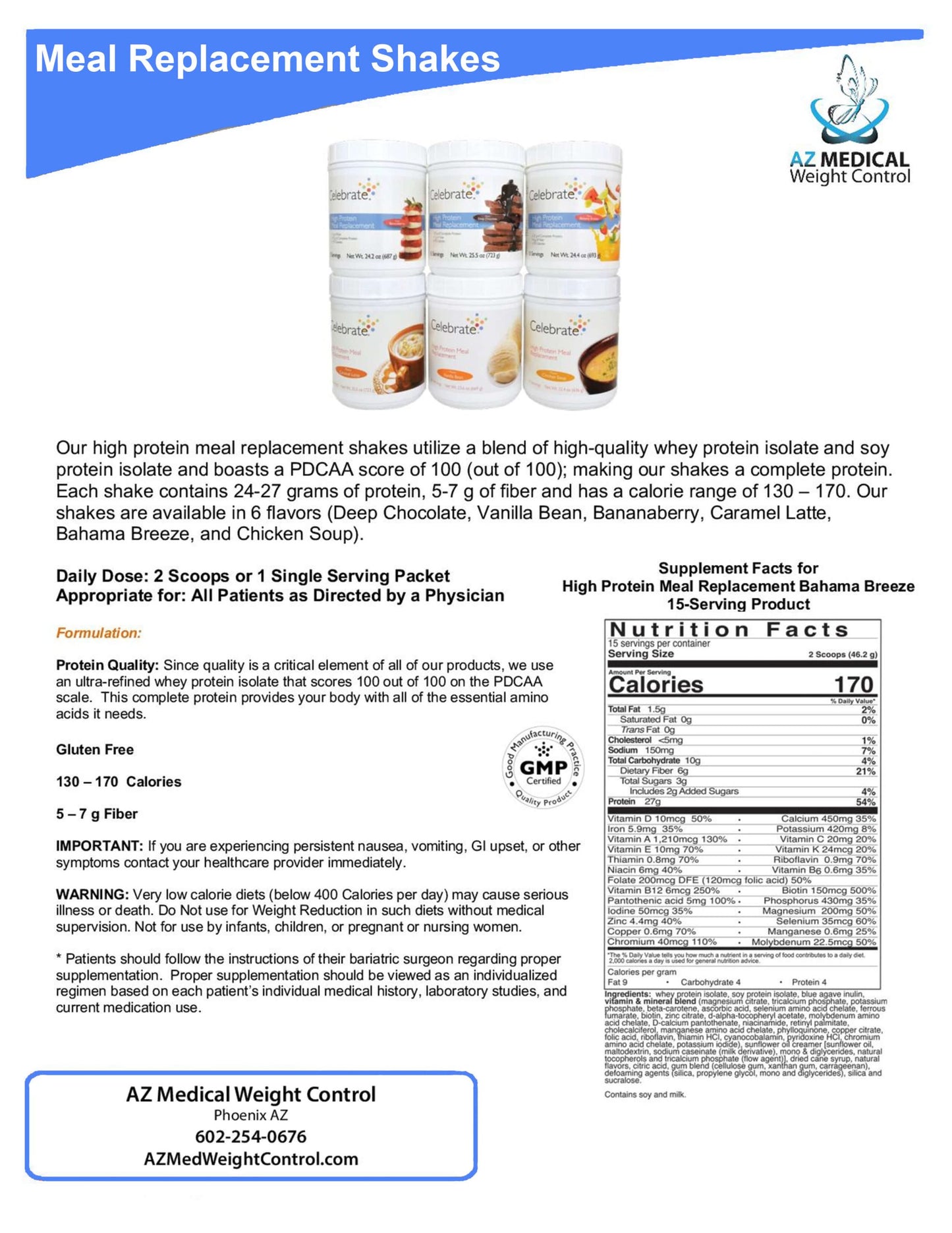 Meal Replacement Shakes